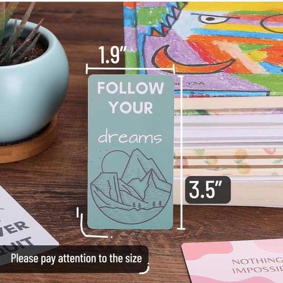 🆕 Mr. Pen- 60 pcs, Positive Affirmations Cards, Motivational Cards - Picture 4 of 6